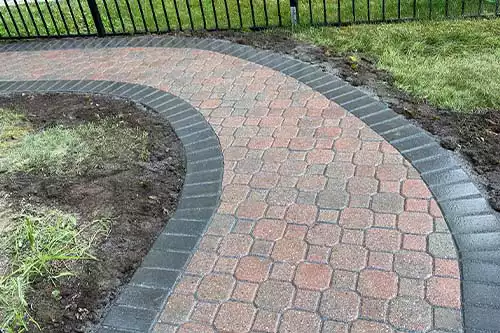paver restoration brick paver circle walkway