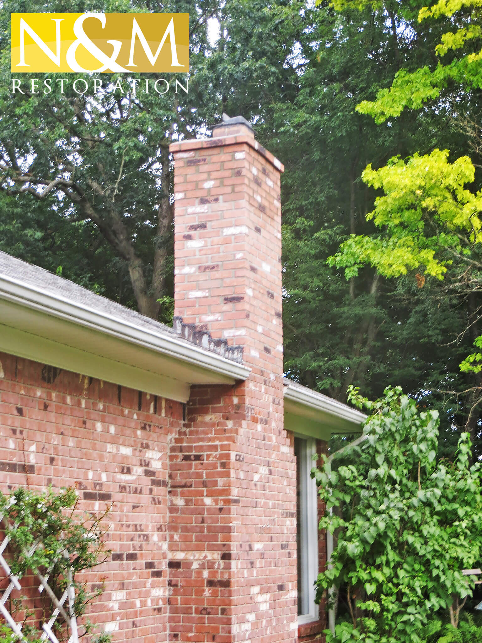 Cracked Chimney Mortar - How to Fix It - N&M Restoration 