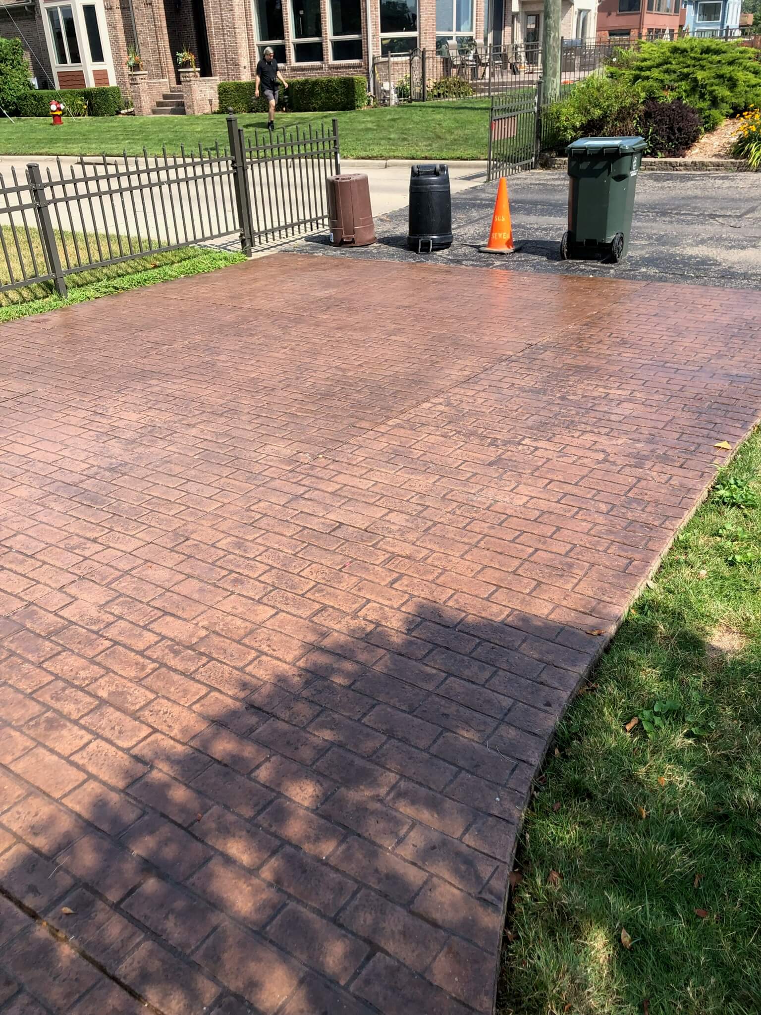 what is stamped concrete