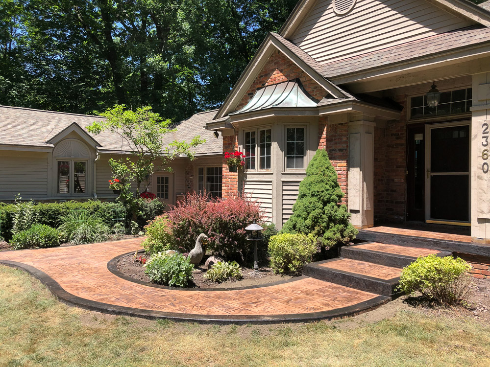 Stamped Concrete in Michigan: A Dance of Design & Durability