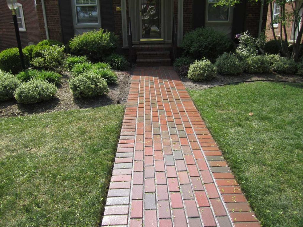 perfect beautiful brick paver walkway approach front door