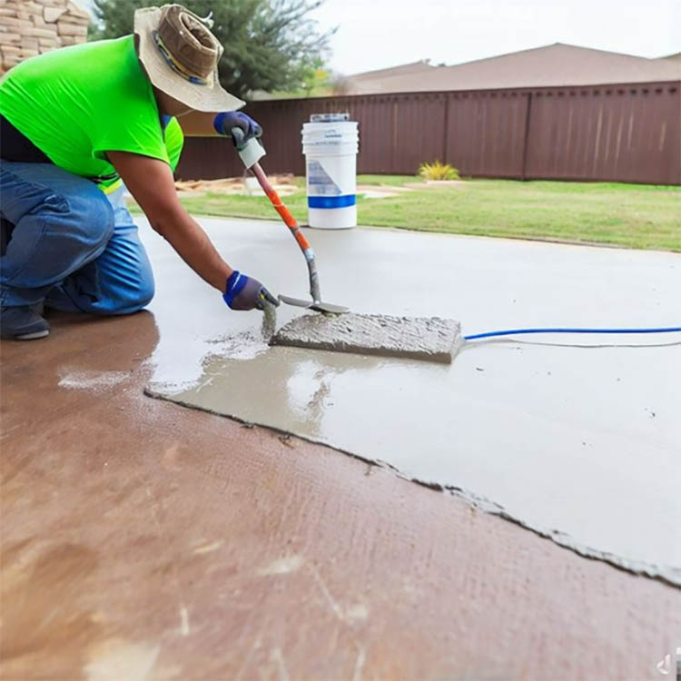 sealing new concrete