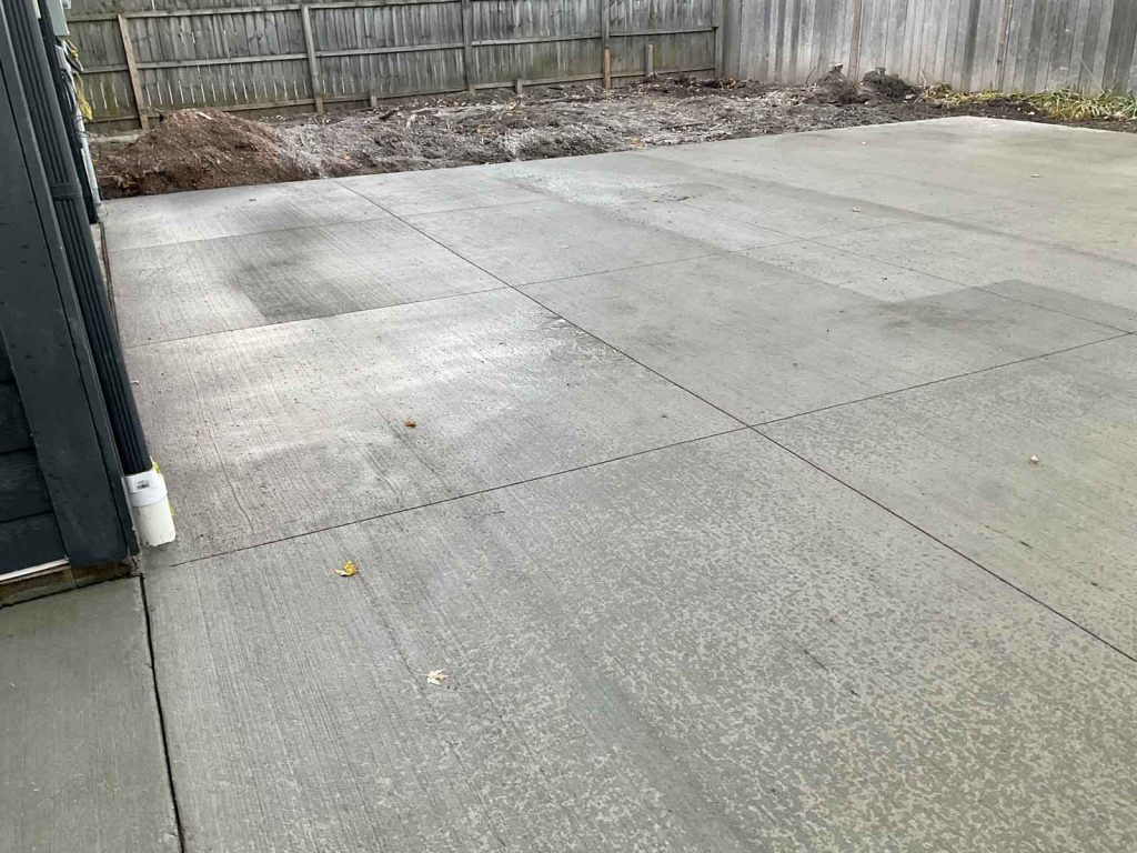 Concrete driveway slabs