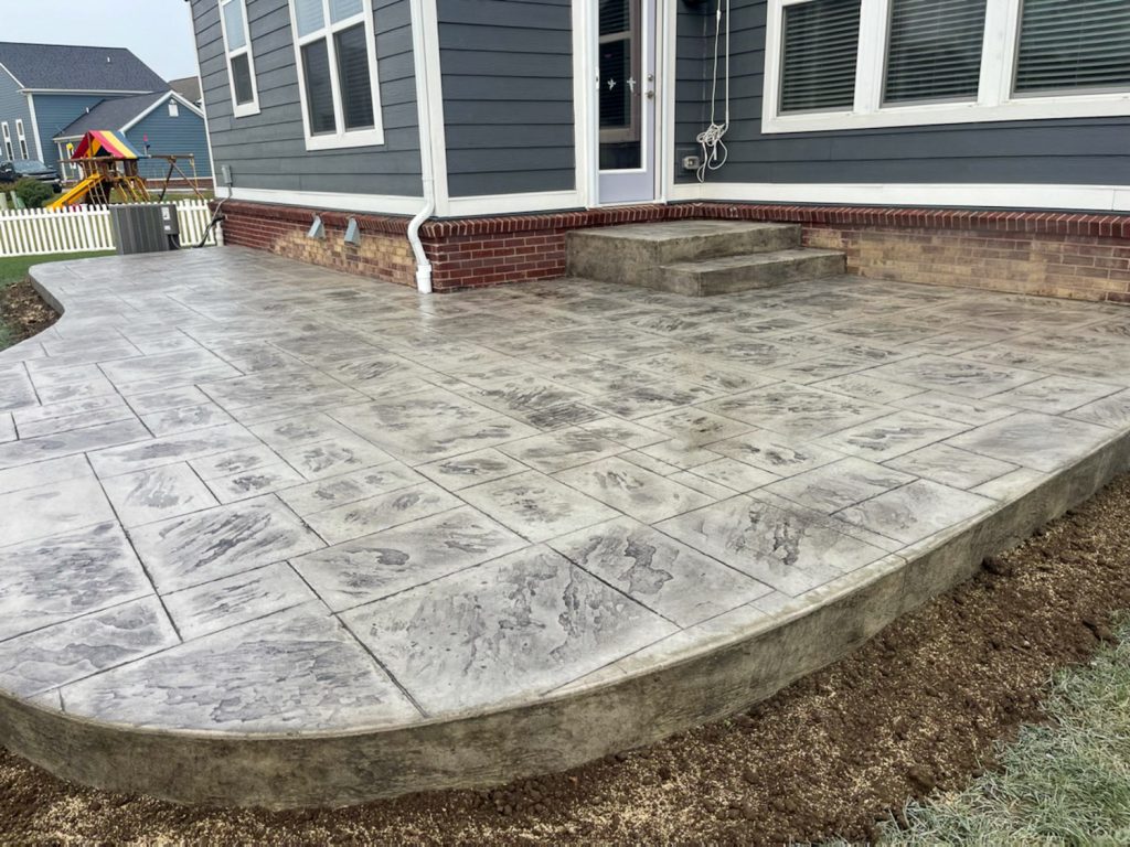 patio on back of house