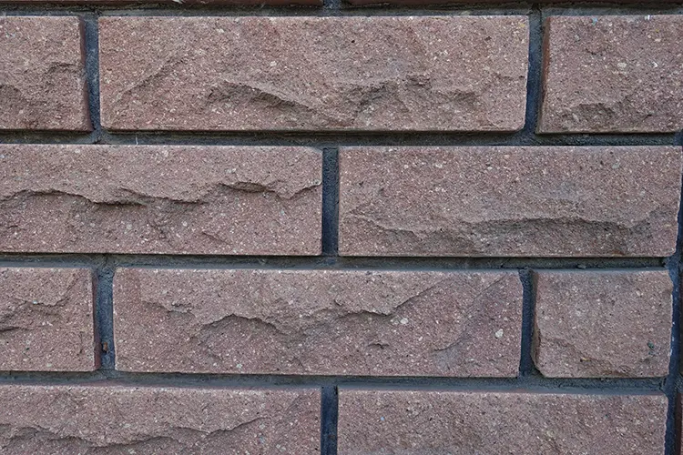 raked mortar joint example